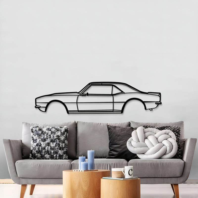 1968 Camaro Metal Car Wall Art - MT0106