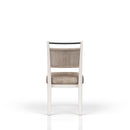 Rope Back Chair - Beige / Carmel