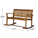Patio Rocking Loveseat