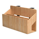 Bamboo Side-Mount Desktop Sorter – Universal C-Clamp Desk Extension & Organizer for Stationery and Devices by MobilevisionUS