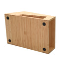 Bamboo Laundry Detergent Organizer with Drip Tray and Cup Holder – Mess-Free Soap Station