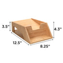 Bamboo Laundry Detergent Organizer with Drip Tray and Cup Holder – Mess-Free Soap Station