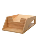 Bamboo Laundry Detergent Organizer with Drip Tray and Cup Holder – Mess-Free Soap Station