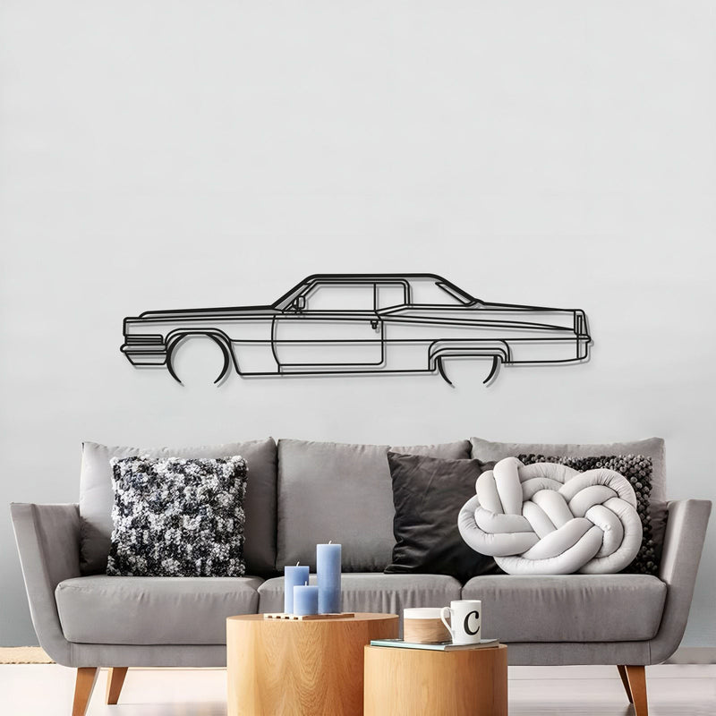 1970 Deville Metal Car Wall Art - MT0133