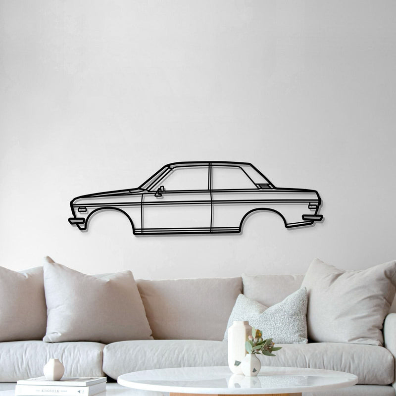 1970 Datsun 510 Metal Car Wall Art - MT0132