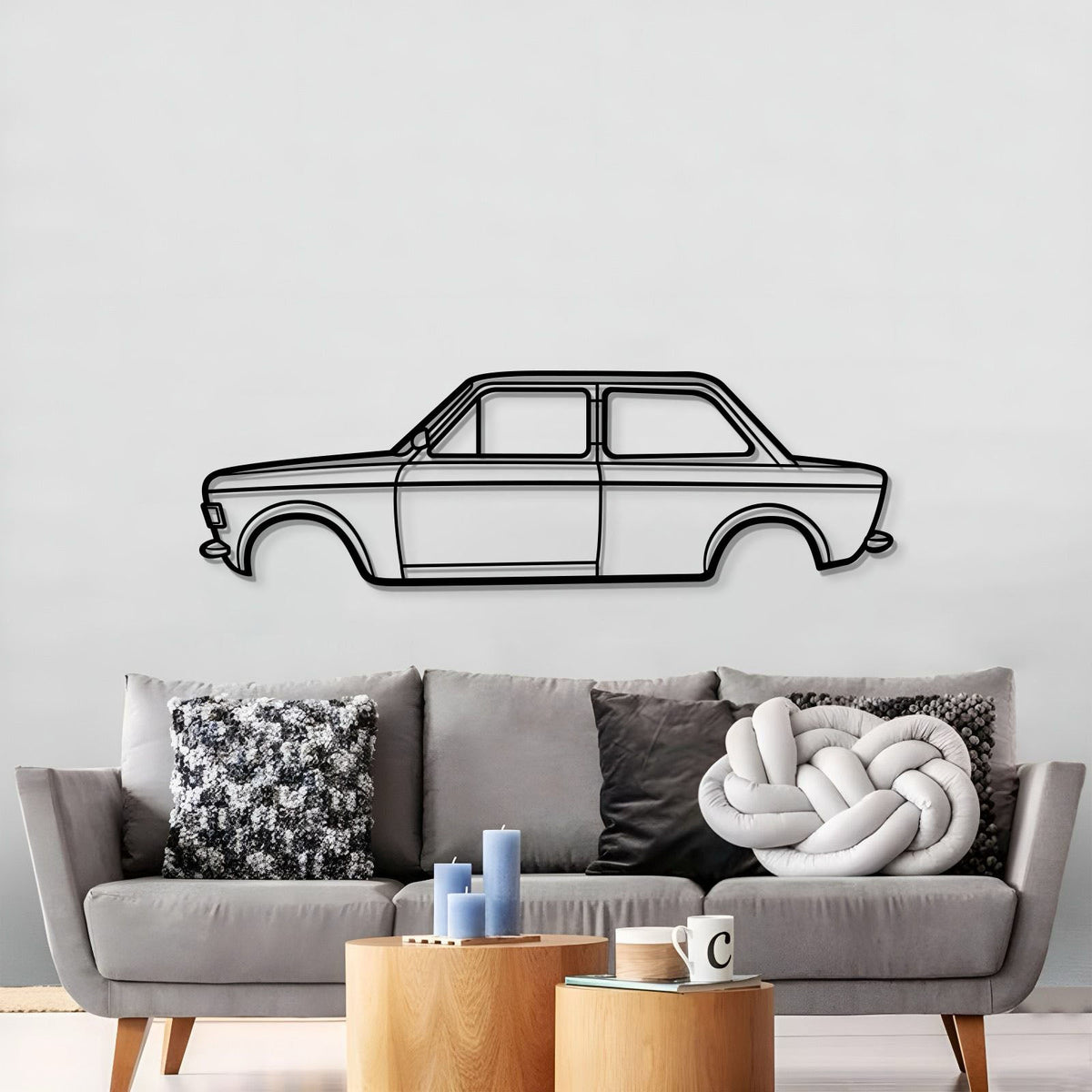 1971 128 Metal Car Wall Art - MT0178, photo 3 of 8