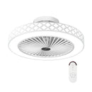 19 Inch Ceiling Fan with Light Low Profile Flush Mount Fan-White by LJGDeals