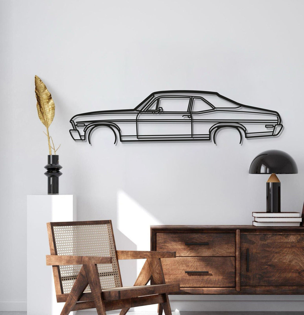 1972 Nova Metal Car Wall Art - MT0148, photo 2 of 8