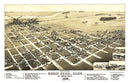Vintage Map of Great Bend, Kansas 1882
