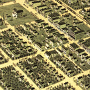 Vintage Map of Ottawa, Kansas 1872