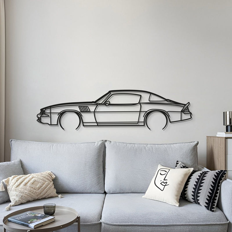 1978 Camaro Z28 Detailed Metal Car Wall Art - MT0180