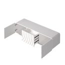 58" TV Console with Modern Unique Spiral Wave Design