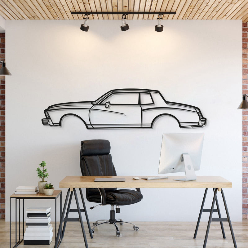1979 Monte Carlo Metal Car Wall Art - MT0184