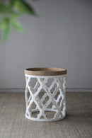 Stylish Rustic Round Wooden Table by HouseOfZazla