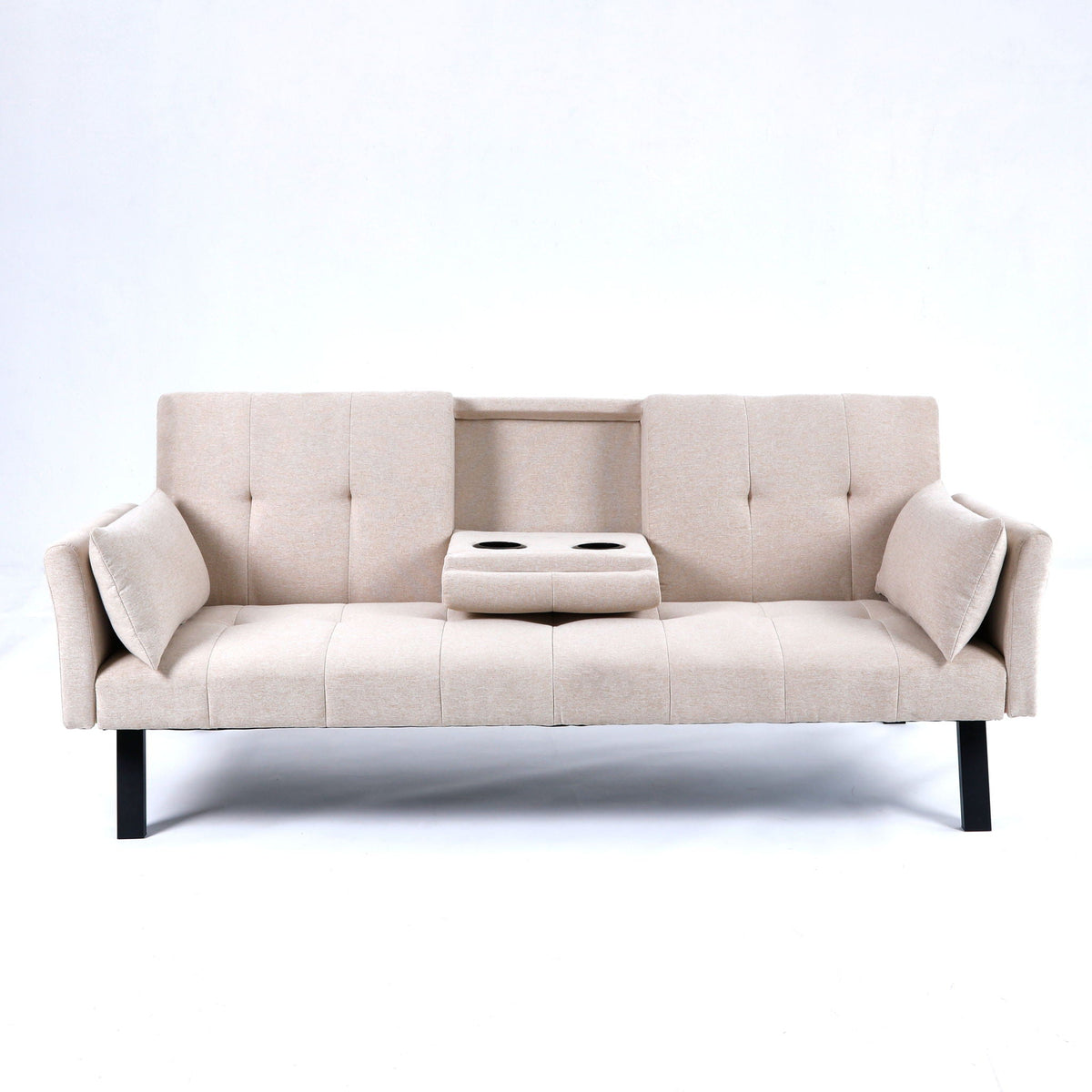 Sofa Bed With Foldable Design And Cup Holder, photo 23 of 40