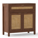 Sideboard Storage Cabinet with Rattan Doors and Drawer-Brown by LJGDeals