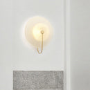 GobekUsa Gold Metal Wall Lamp with Postmodern Design and 1 Light for Living Rooms