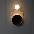 GobekUsa Gold Metal Wall Lamp with Postmodern Design and 1 Light for Living Rooms