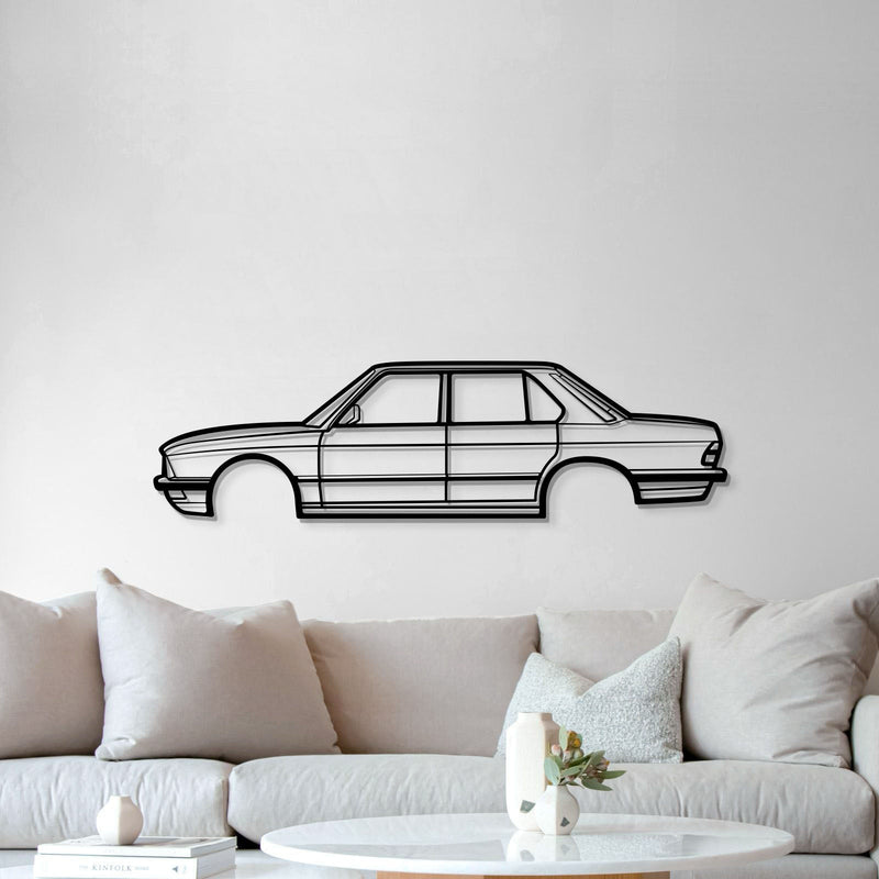 1983 E28 M5 Metal Car Wall Art - MT0199