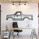 1983 Bronco Pickup Metal Car Wall Art - MT0197