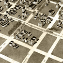 Vintage Map of Helena, Montana 1890