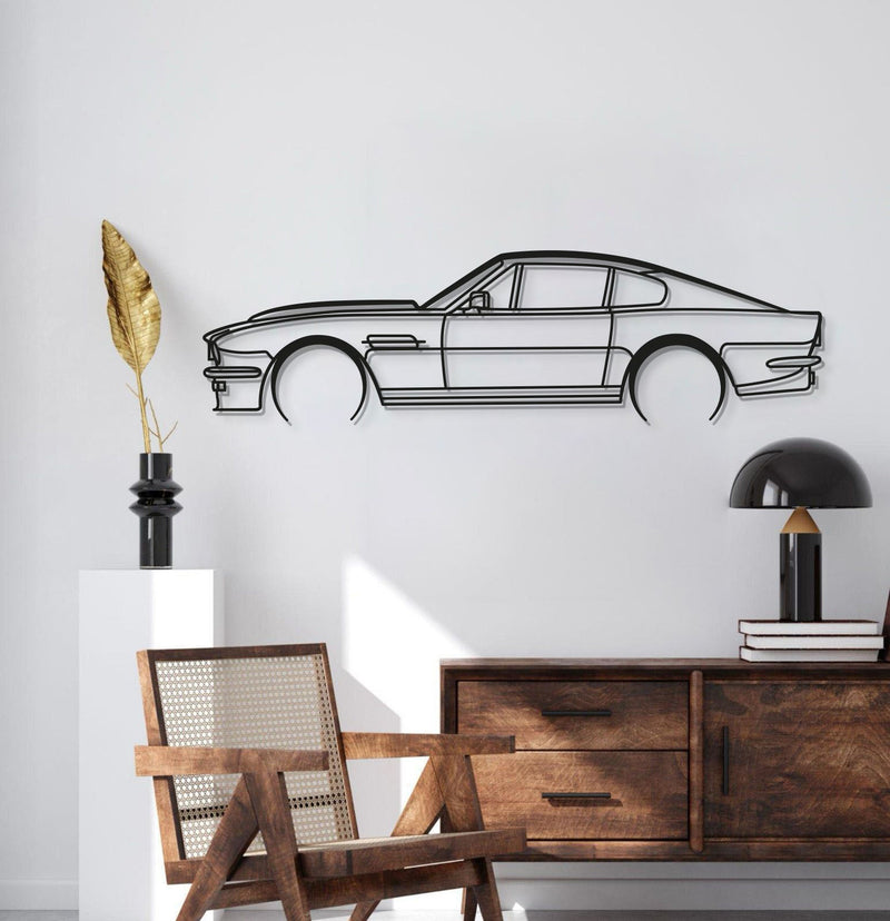 1984 Vantage V8 Detailed Metal Car Wall Art - MT0202