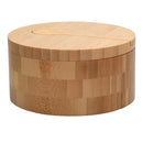 Eco-Friendly Bamboo Salt & Spice Cellar with Integrated Spoon – 1, 2, or 3 Compartments by MobilevisionUS