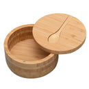 Eco-Friendly Bamboo Salt & Spice Cellar with Integrated Spoon – 1, 2, or 3 Compartments by MobilevisionUS