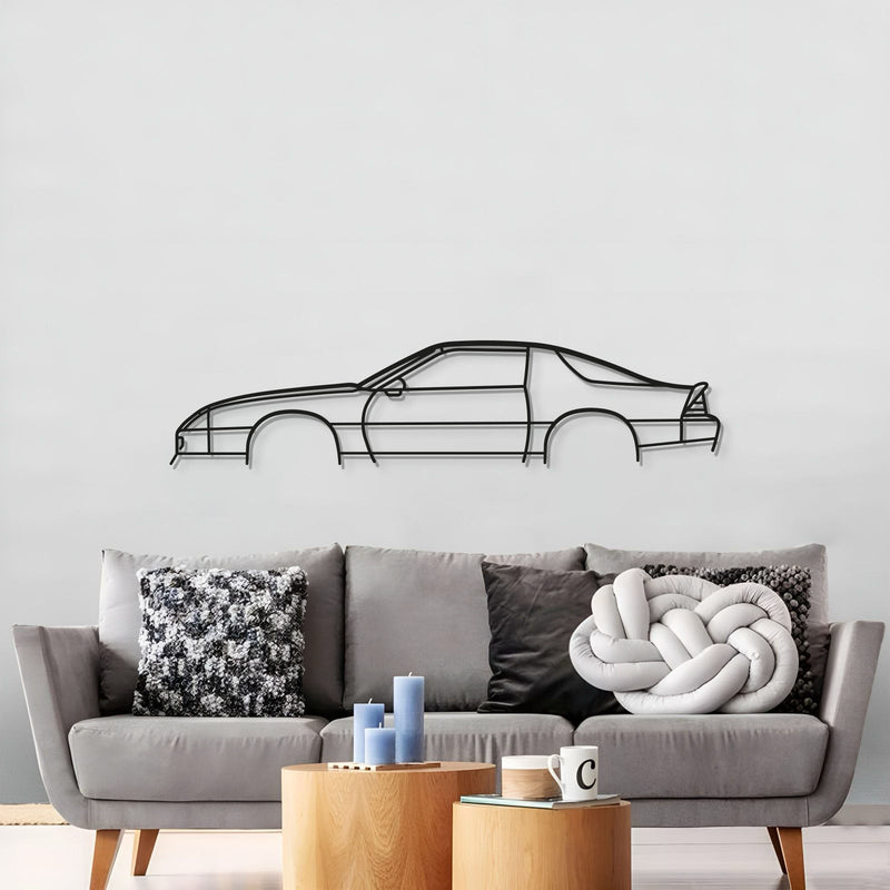 1987 Camaro Metal Car Wall Art - MT0211