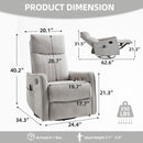 Comfortmax Swivel and Rocking Recliner