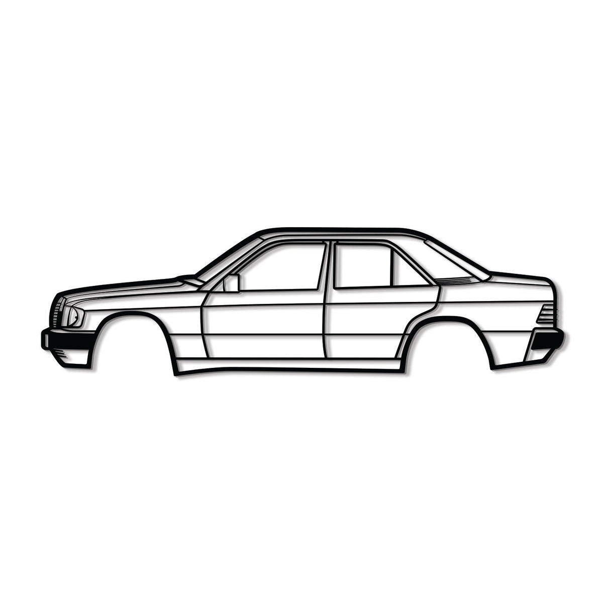 1989 190E Metal Car Wall Art - MT0221, photo 8 of 8