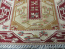 4' X 6' Vintage Handmade Knotted Turkish Kazak Pattern Wool Rug Carpet Nice