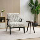 Mid-Century Modern Lounge Armchair - Seat Cushion (Beige + Grey)