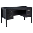 Graham 54-inch 4-drawer Double Pedestal Lift Top Computer Desk Black