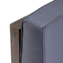 Outdoor Acacia Wood Patio Chair With Fabric Cushion by HouseOfZazla