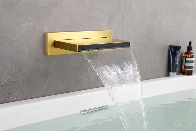 Shower Waterfall Waterfall Tub Faucet Wall Mount Tub Filler Spout For Bathroom sink Multiple Uses High Flow Bathtub shower Cascade Waterfall