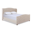Marcella - Upholstered Shelter Headboard Bed Set by Unique Piece Furniture