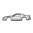1991 Camaro Z28 Metal Car Wall Art - MT0234