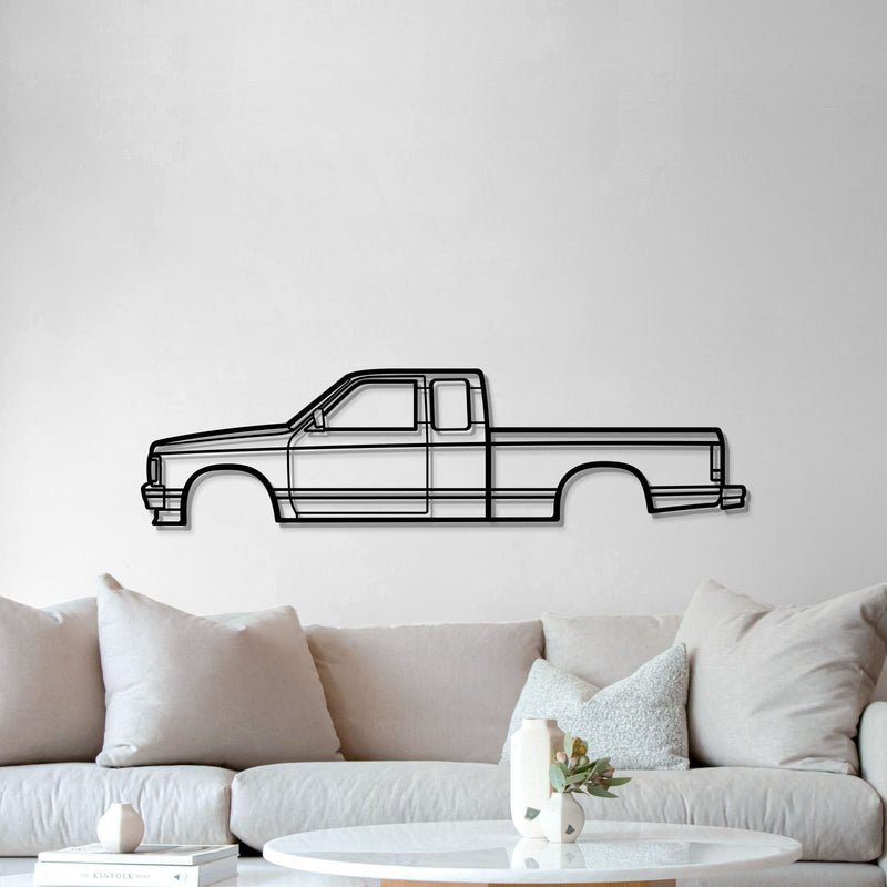1991 S10 Metal Car Wall Art- MT0237
