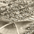 Vintage Map of Dayton, Washington 1884