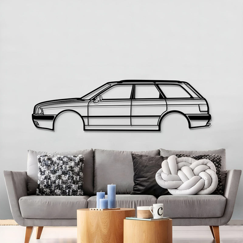 1994 80 Avant Quattro Metal Car Wall Art - MT0250