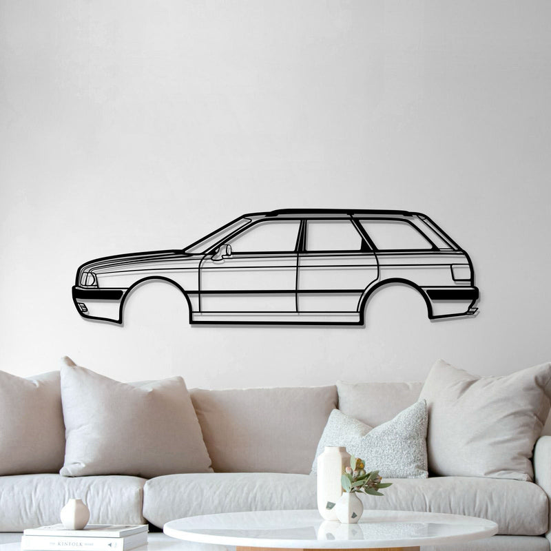 1994 80 Avant Quattro Metal Car Wall Art - MT0250