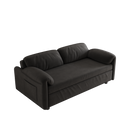 54 inch velvet sofa Sofa bed dual purpose living room retractable bed Black sofa