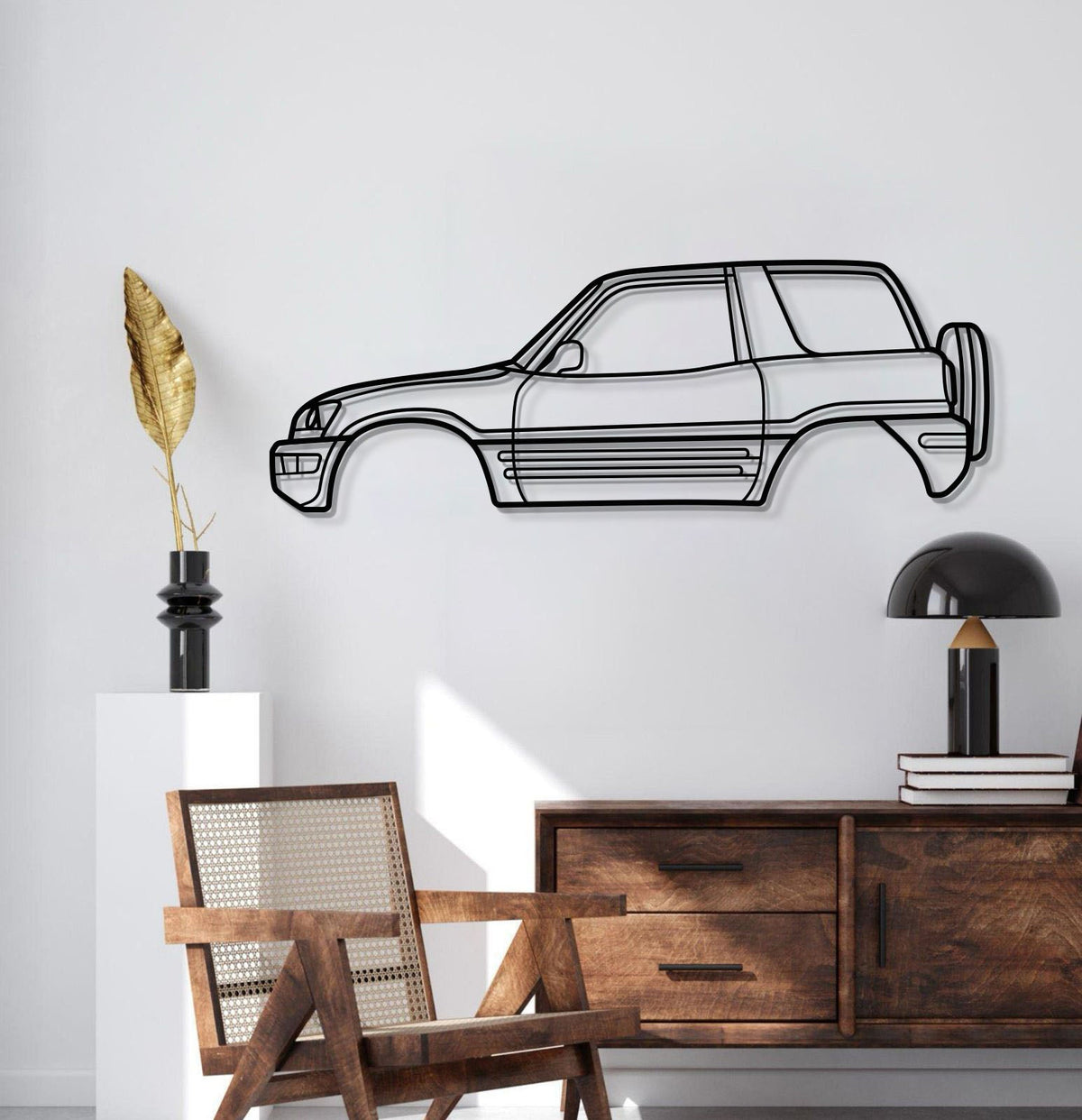 1996 RAV4 1st Gen (XA10) Metal Car Wall Art - MT0258, photo 2 of 8