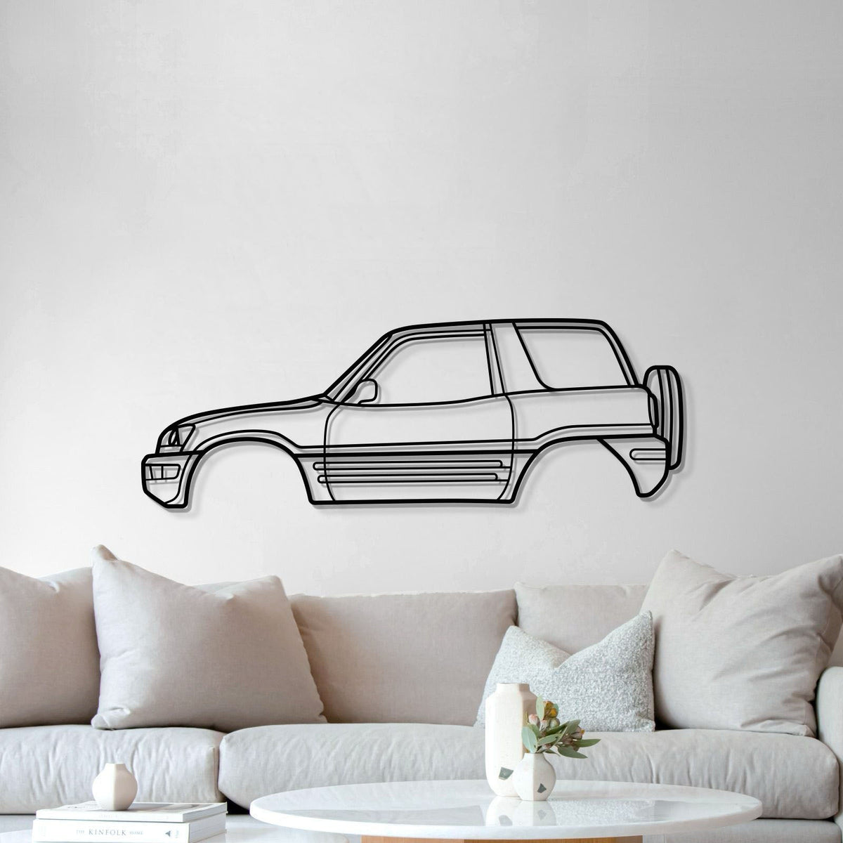 1996 RAV4 1st Gen (XA10) Metal Car Wall Art - MT0258, photo 5 of 8
