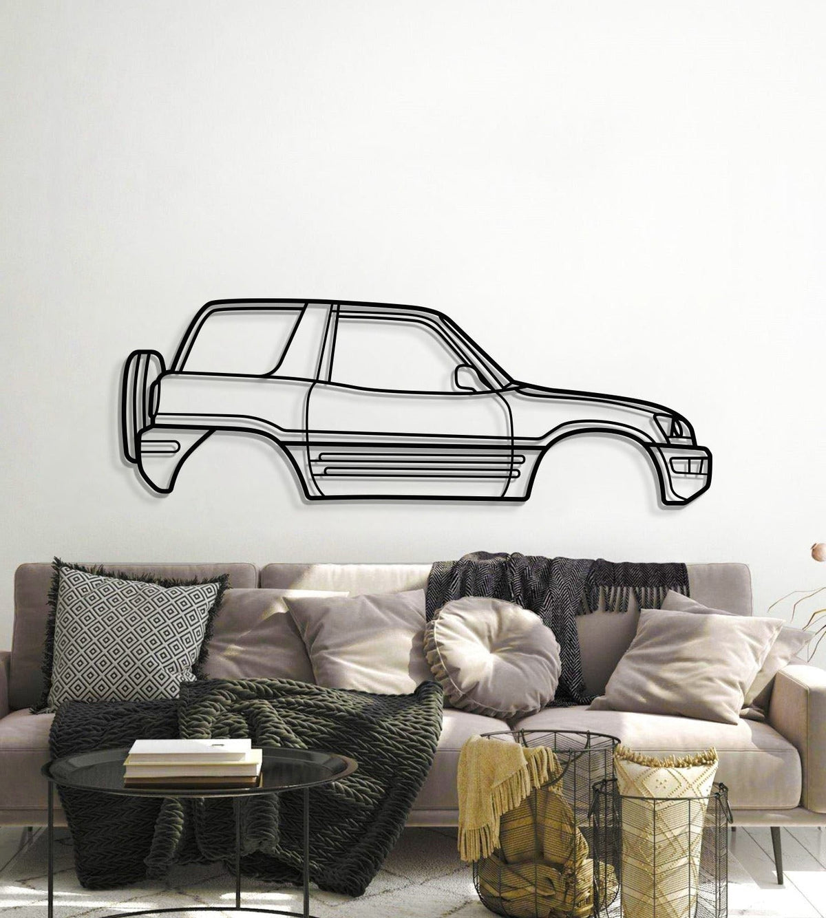 1996 RAV4 1st Gen (XA10) Metal Car Wall Art - MT0258, photo 6 of 8