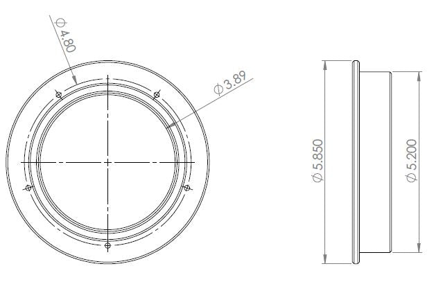 GM Fuel Ring Weld-in Fuel Pump Mounting Ring (Small Diameter)