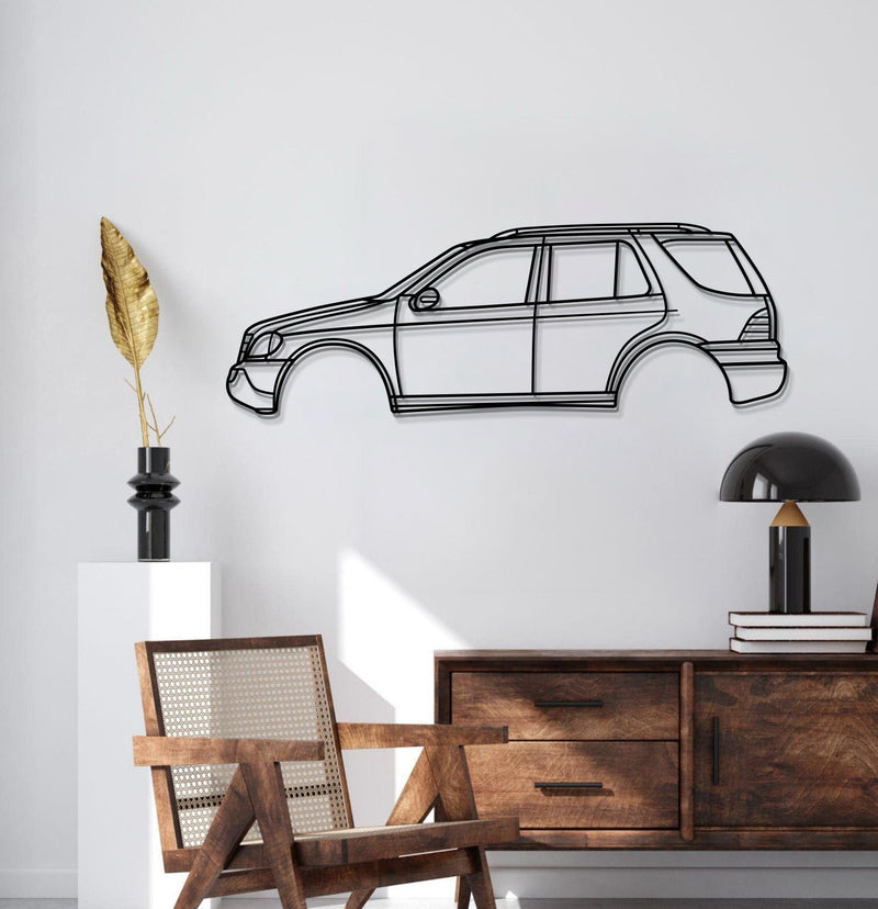 1998 M-Class W163 (1st Gen) Metal Car Wall Art - MT0269