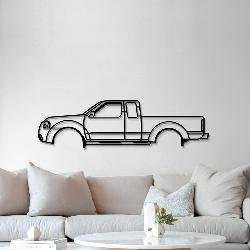 1998 Frontier 1st Gen Metal Car Wall Art - MT0266