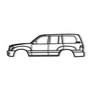 1998 Land Cruiser 6th Gen (J100) Metal Car Wall Art - MT0268